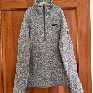 Patagonia Gray Fleece ‘Better Sweater’ pullover, 1/4 zip